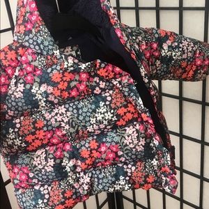 baby gap flower coat